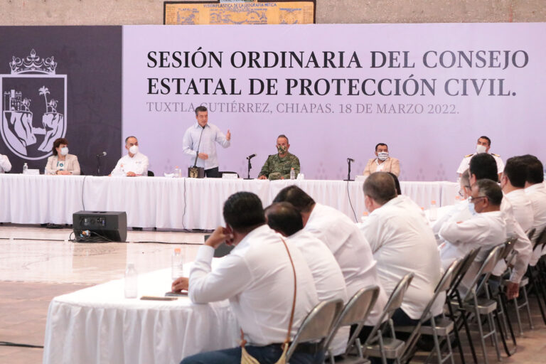 Encabeza Gobernador la Sesión Ordinaria del Consejo Estatal de Protección Civil￼