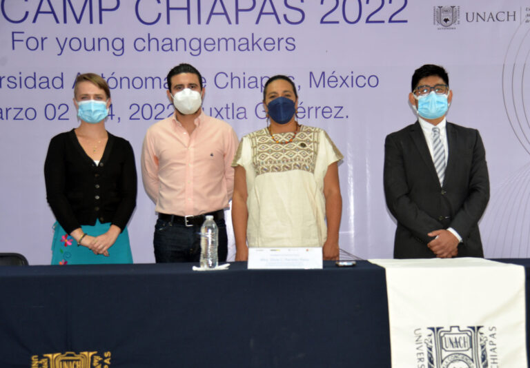 Se realiza en la UNACH el  Basecamp Chiapas 2022 for young Changemakers