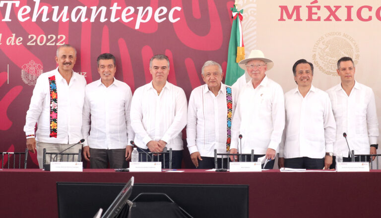 <strong>Ante AMLO y empresarios de EUA, Rutilio Escandón destaca potencial de Chiapas para recibir inversiones</strong>