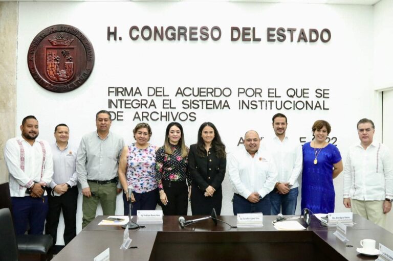 Instalan Sistema Institucional de Archivos en Congreso del Estado