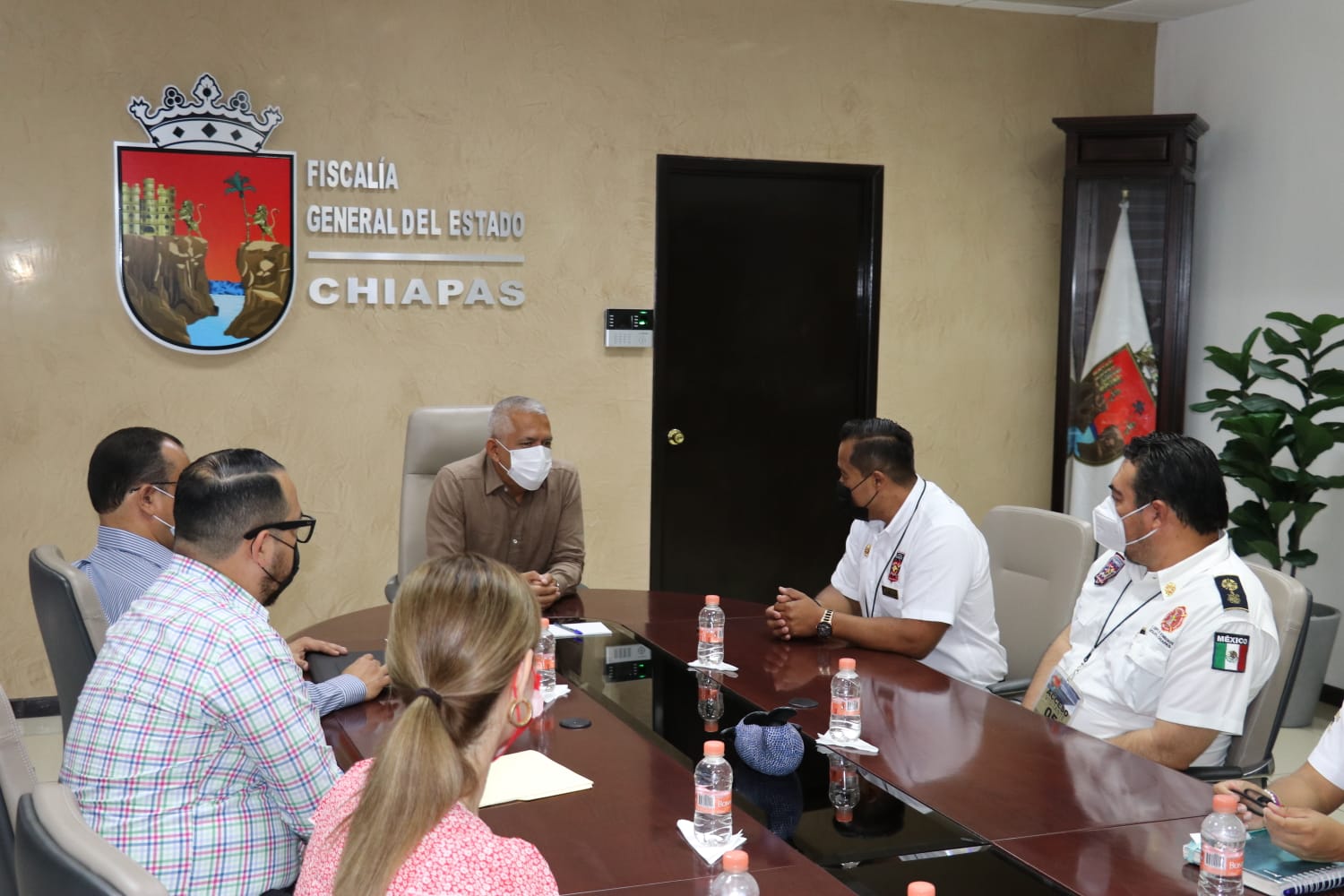 FGE e Instituto de Bomberos de Chiapas firman convenio de colaboración
