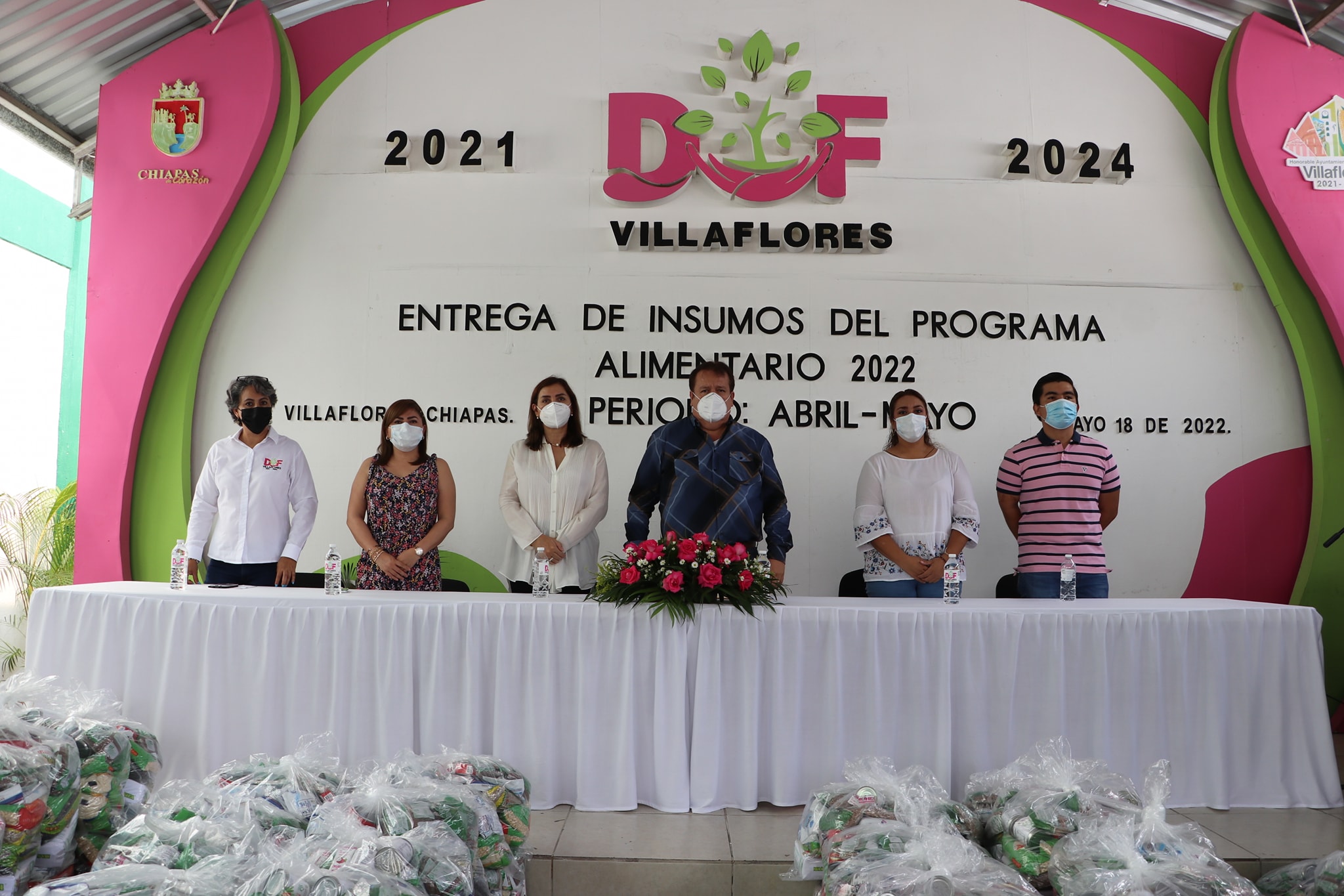 En Villaflores entregaron insumos del programa alimentario 2022