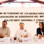 Participa diputada Verónica Alcázar en firma de convenio entre IPN y COBACH