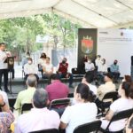 Rutilio Escandón supervisa la obra Vialidad Pacificada en la margen sur del Río Sabinal￼