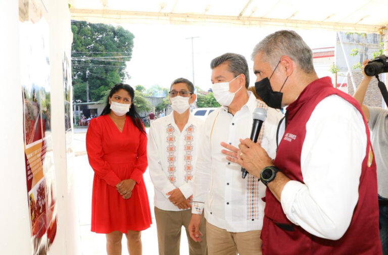 En Escuintla, Rutilio Escandón inaugura reconversión del Centro de Salud y rehabilitación de Unidad Deportiva￼