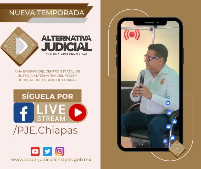 Inicia nueva temporada de Alternativa Judicial por una Cultura de Paz