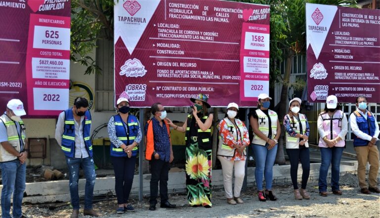 ROSY URBINA DA BANDERAZO DE NUEVAS OBRAS EN EL FRACCIONAMIENTO LAS PALMAS