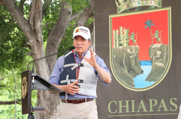 Supervisa Rutilio Escandón limpieza permanente del Cañón del Sumidero￼