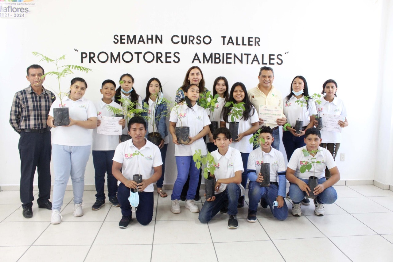 SEMAHN certifica como promotores Ambientales a la RED NNA de Villaflores