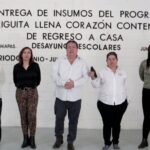 Casi 25 mil alumnos beneficiados con insumos del Programa Alimentario