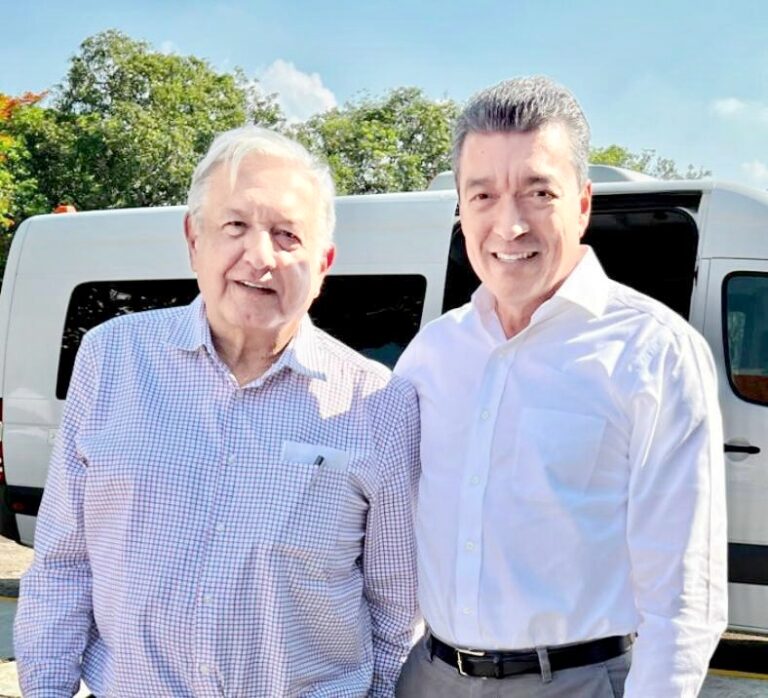 Acompaña Rutilio Escandón al presidente AMLO en reunión de trabajo sobre avance del Tren Maya