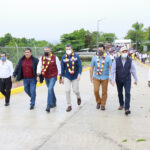 En Tuzantán, Rutilio Escandón entrega obras de infraestructura vial y educativa￼