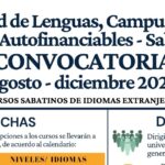 Abierta convocatoria para formar parte de los cursos sabatinos autofinanciables de lenguas extranjeras en la UNACH