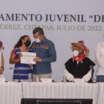 Presente Poder Judicial en entrega de reconocimientos de Parlamento Juvenil 2022