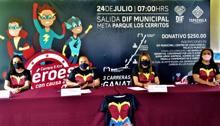 TODO LISTO PARA LA CARRERA “HÉROES CON CAUSA 2022” DEL SDIF TAPACHULA