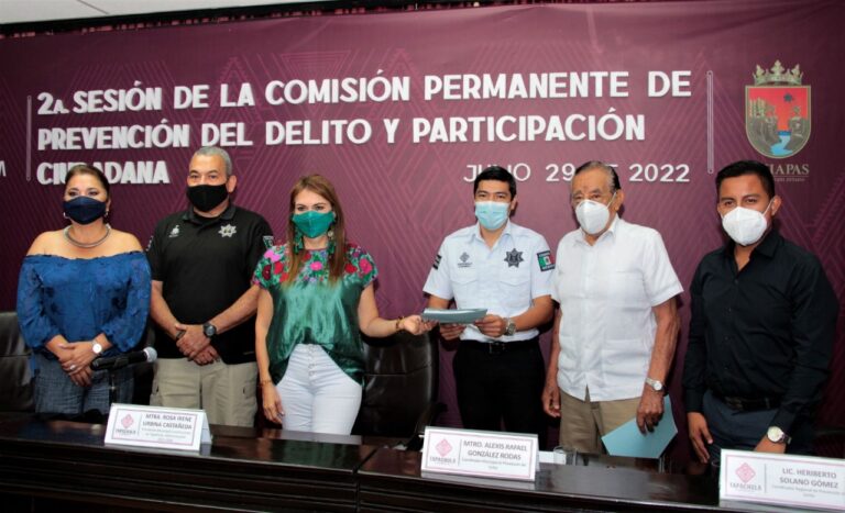 PRESENTAN PROGRAMA MUNICIPAL DE PREVENCIÓN SOCIAL DE LA VIOLENCIA Y DELINCUENCIA EN TAPACHULA