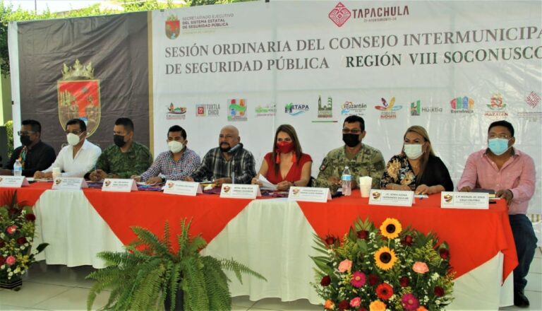 ALCALDES DE LA REGIÓN DEL SOCONUSCO RATIFICAN ACUERDOS POR LA SEGURIDAD Y LA SALUD