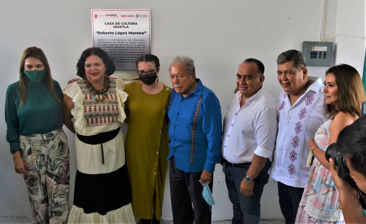 ACUDE ROSY URBINA A REAPERTURA DE LA CASA DE LA CULTURA DE HUIXTLA