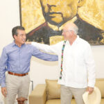 Rutilio Escandón se reúne con el embajador de EUA en México, Ken Salazar￼