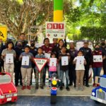 Ayuntamiento de Villaflores realiza curso de vialidad para niñas y niños