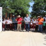 Mariano Rosales Zuarth inaugura calles en ejido 16 de Septiembre