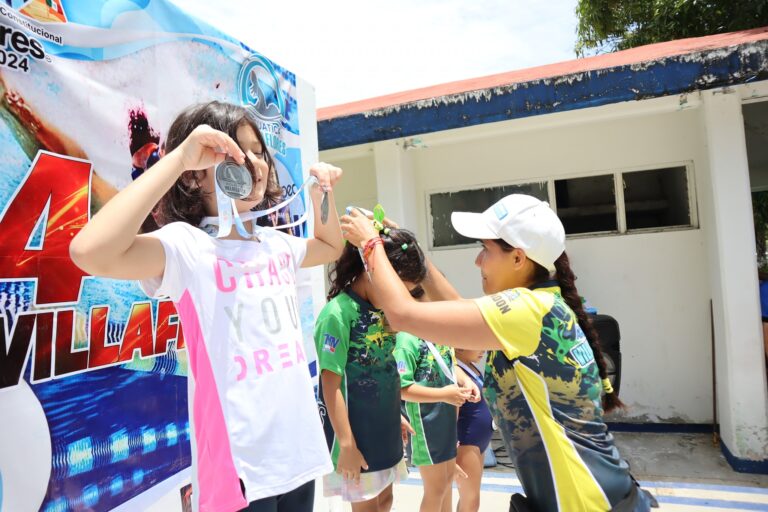 Con éxito se realizó en Villaflores la Cuarta Copa de Natación