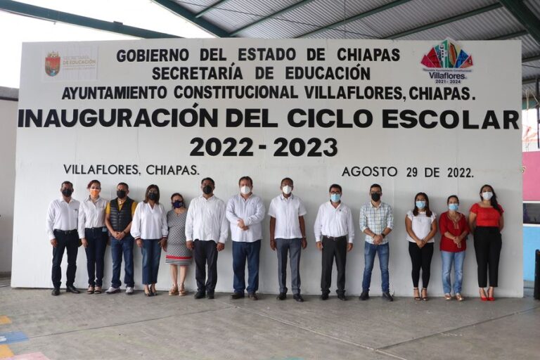 Mariano Rosales Zuarth dio arranque al Ciclo Escolar 2022-2023