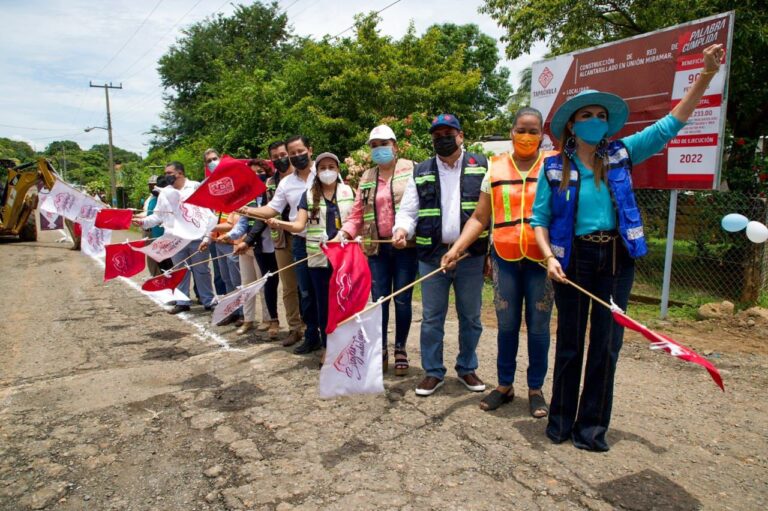 CON OBRA DE ALCANTARILLADO LLEGA LA JUSTICIA SOCIAL A UNIÓN MIRAMAR