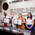 Firma Convenio Congreso y SSA en materia de donación de órganos