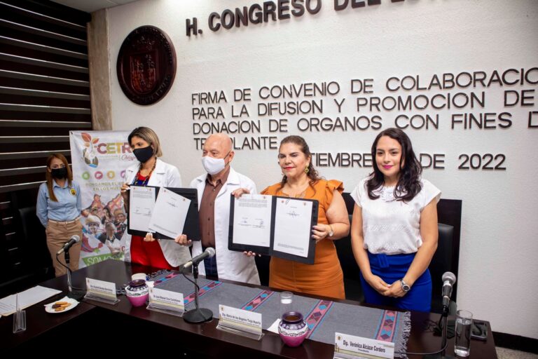 Firma Convenio Congreso y SSA en materia de donación de órganos