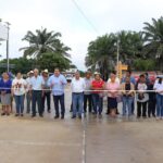 Entrega Mariano Rosales calle pavimentada en Jesús M Garza