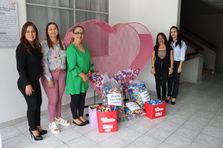 Voluntariado del Poder Judicial continúa con las acciones en favor de las y los chiapanecos