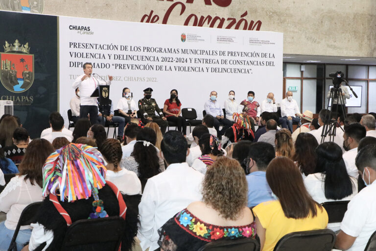 Asiste Rutilio Escandón a presentación de Programas Municipales de Prevención de la Violencia y Delincuencia￼