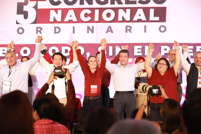 Rutilio Escandón, presente en el Tercer Congreso Nacional Ordinario Morena