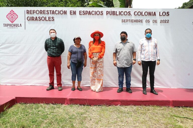 IMPULSA AYUNTAMIENTO DE TAPACHULA, PROGRAMA DE REFORESTACIÓN EN ESPACIOS PÚBLICOS