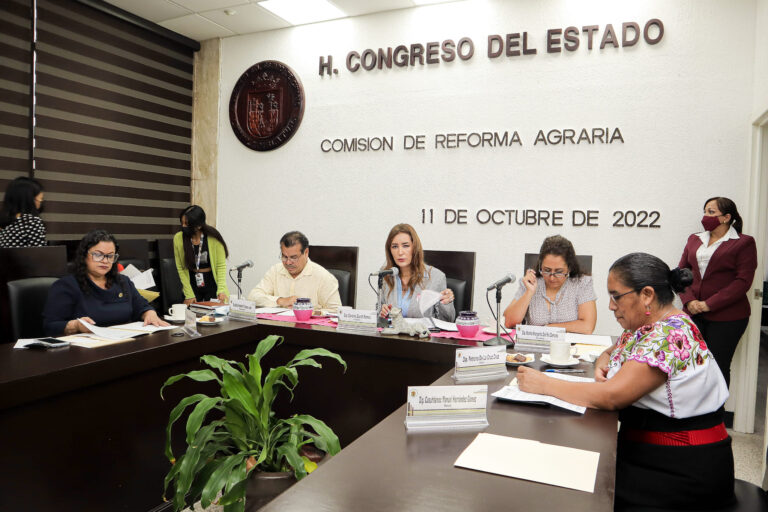 Comisión de Reforma Agraria de la LXVIII Legislatura Del Estado, lleva a cabo sesión ordinaria de trabajo para informar de diversos asuntos que le han sido turnados