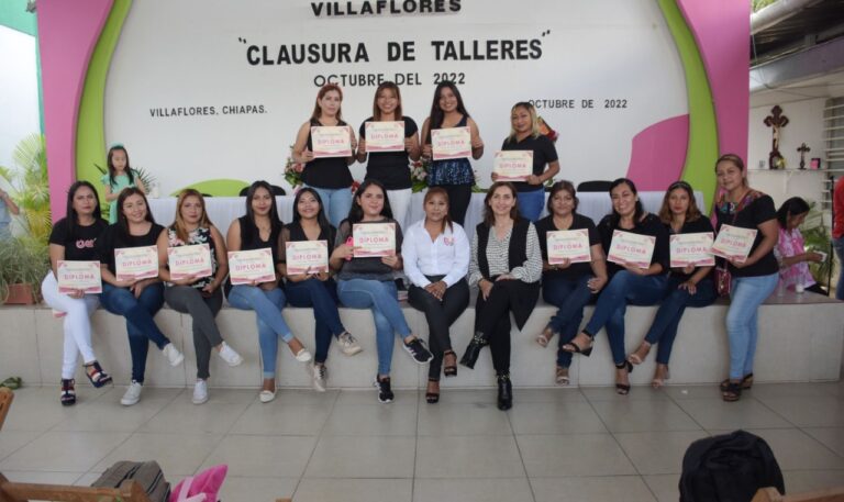 DIF Villaflores clausura cursos de autoempleo