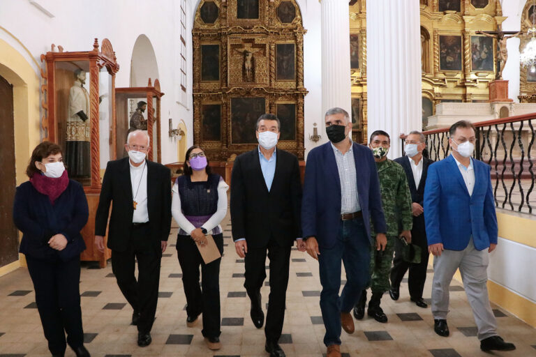 Rutilio Escandón inaugura rehabilitación de la Catedral de San Cristóbal de Las Casas, afectada por el sismo de 2017