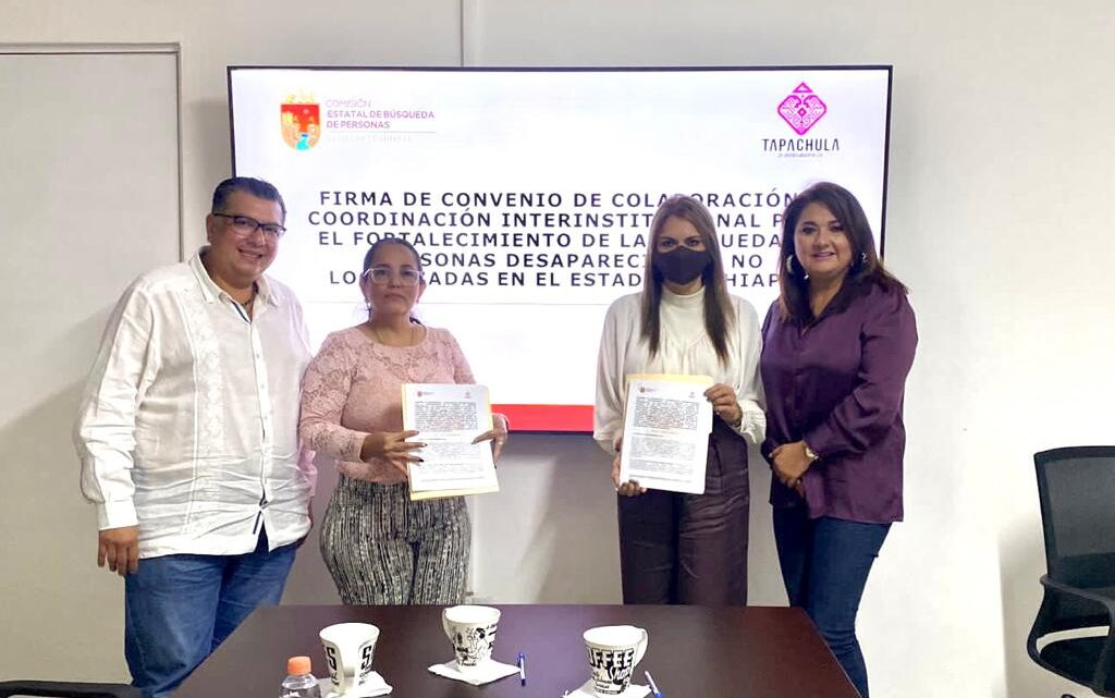 PRESIDENTA ROSY URBINA FIRMA CONVENIO CON LA DIRECTORA GENERAL DE LA COMISIÓN ESTATAL DE BÚSQUEDA DE PERSONAS