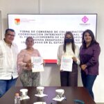 PRESIDENTA ROSY URBINA FIRMA CONVENIO CON LA DIRECTORA GENERAL DE LA COMISIÓN ESTATAL DE BÚSQUEDA DE PERSONAS