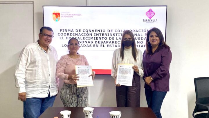 PRESIDENTA ROSY URBINA FIRMA CONVENIO CON LA DIRECTORA GENERAL DE LA COMISIÓN ESTATAL DE BÚSQUEDA DE PERSONAS