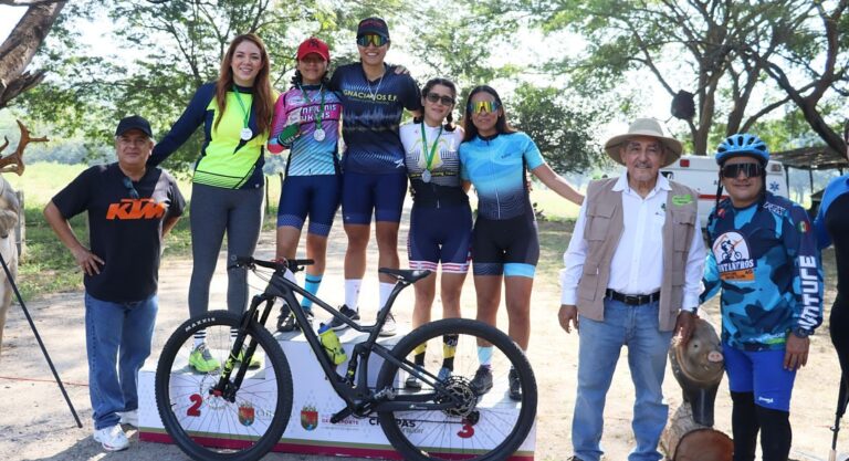 <strong>Tania Robles asiste a la Pedaleada Femenil MTB en el Proyecto Ecoturístico “San Joaquín”</strong>