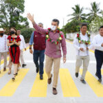 <strong>En Pijijiapan, Rutilio Escandón inaugura pavimentación de calles en la localidad Las Brisas</strong>