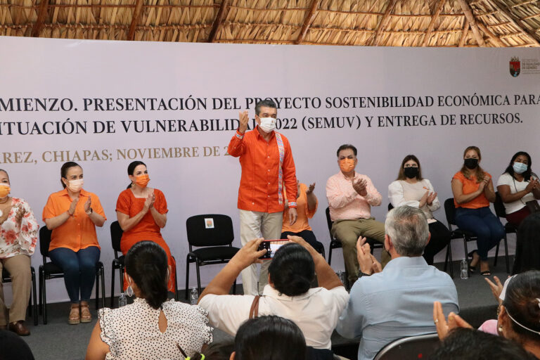 <strong>Rutilio Escandón arranca proyecto Sostenibilidad económica para mujeres en situación de vulnerabilidad</strong>