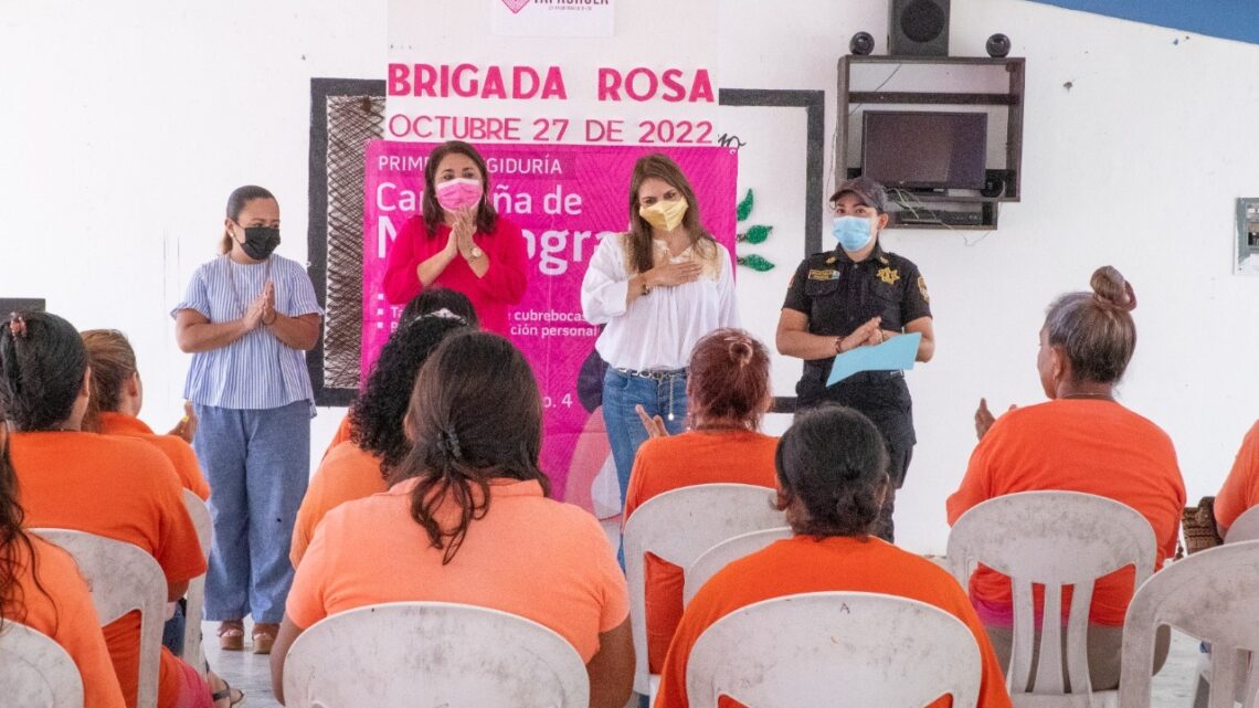 AYUNTAMIENTO REALIZA BRIGADA ROSA EN CERSS 4 FEMENIL