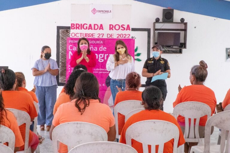 AYUNTAMIENTO REALIZA BRIGADA ROSA EN CERSS 4 FEMENIL