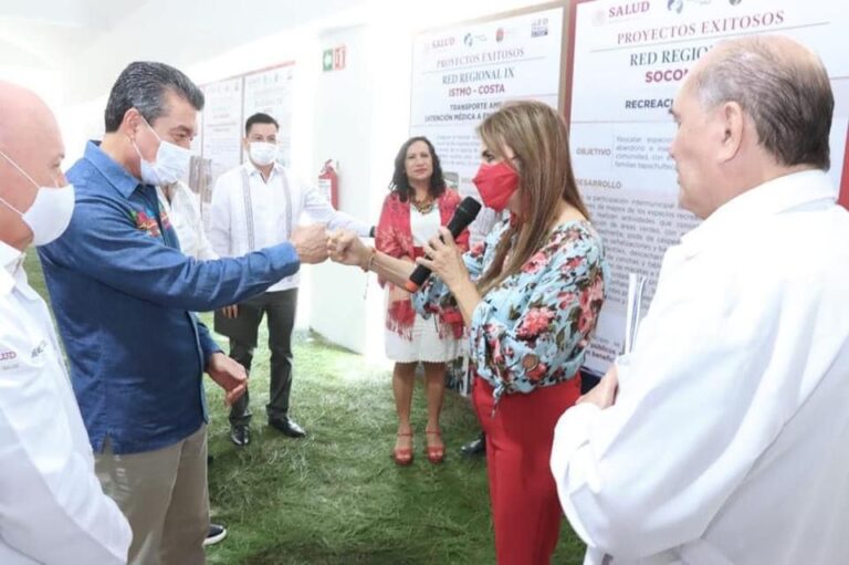 Encabeza Rutilio Escandón toma de protesta de la Red Chiapaneca de Municipios por la Salud 2022