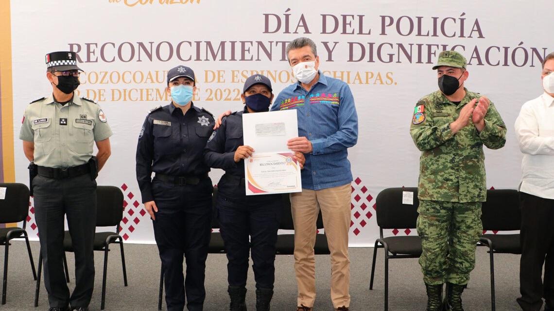 Rutilio Escandón celebra el Día del Policía, junto a las diferentes corporaciones de seguridad