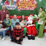 Mariano Rosales, su familia y el cabildo encabezan encendido del Árbol de Navidad y Villa Navideña