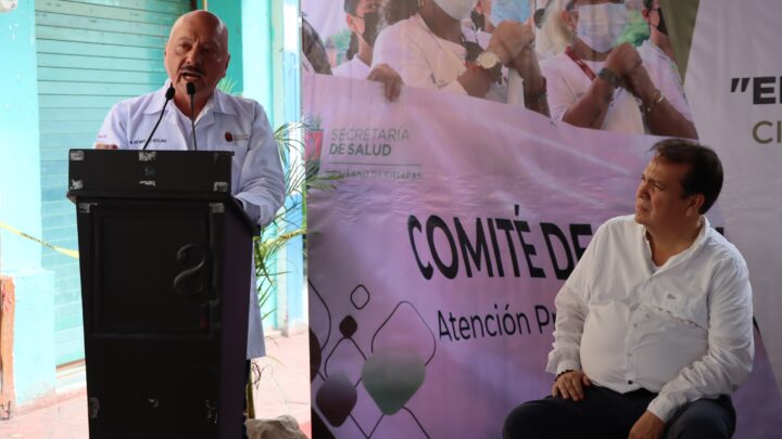 Pepe Cruz y Mariano Rosales en Cintalapa encabezan acciones de salud